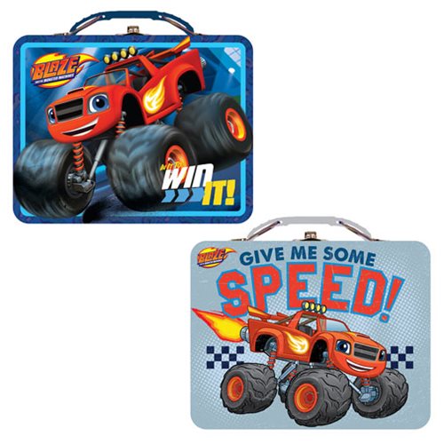Blaze and the Monster Machines Carry All Embossed Tin Set